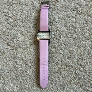 Armitron womens vintage retro Y2K pink/silver adjustable bracelet watch one size